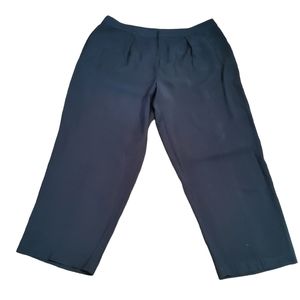 Eloquii Pleated Trousers Dress Pants Size 20 Black New